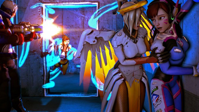 D.Va  Mercy Soldier: 76 Tracer �����ȷ�ͼƬ