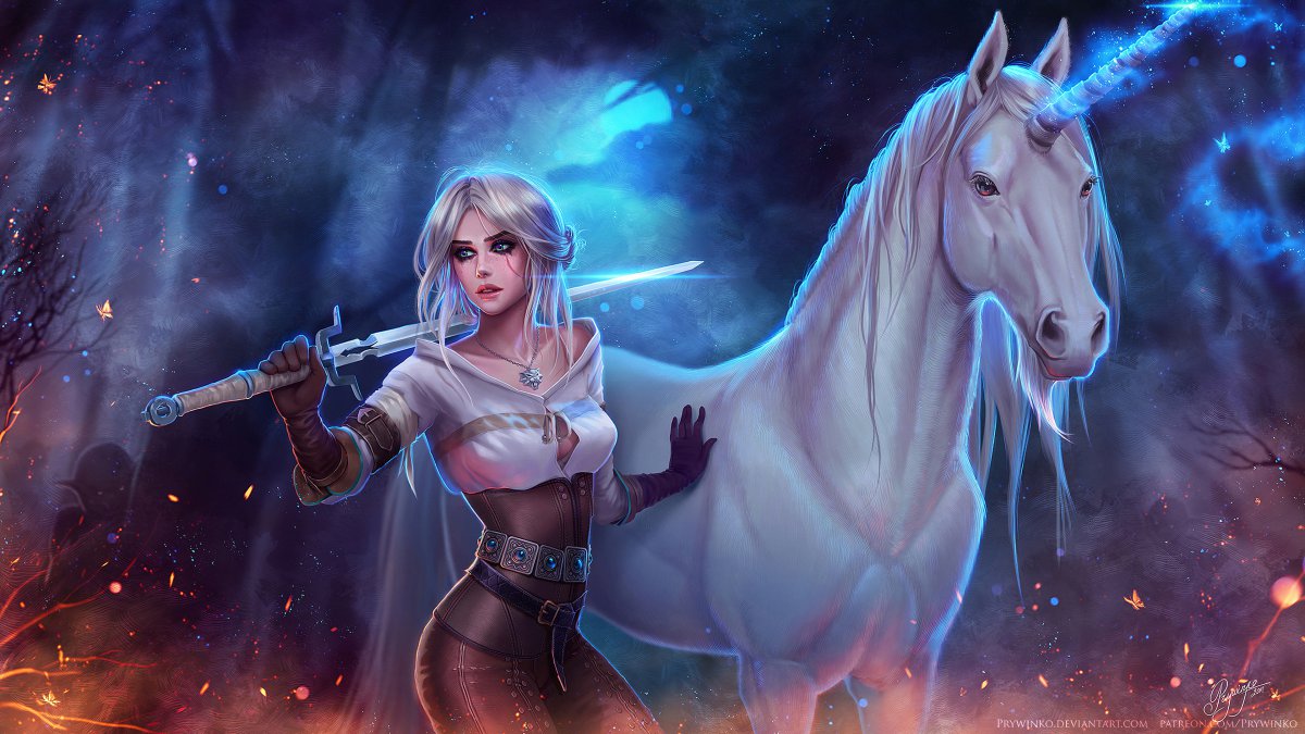 ʦ3-The Witcher3Ů  ҹ 4KͼƬ