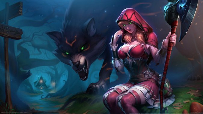 Smite ��֮�ƽ� �Ը���Ϸ��Ů4kͼƬ