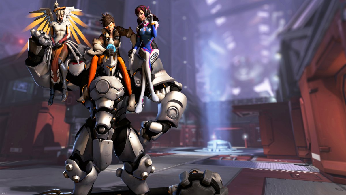 D.Va  Mercy  Reinhardt  Tracer  ȷͼƬ
