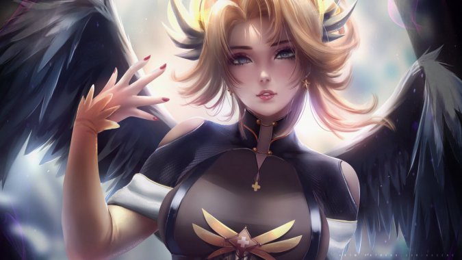 �����ȷ�Mercy��Ů��ʹ4kͼƬ