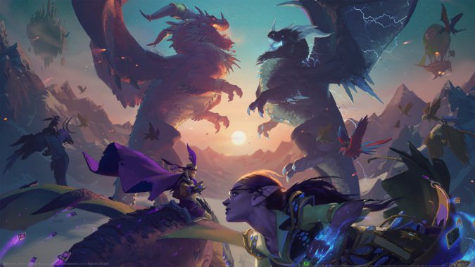 ��Hearthstone_ Descent of Dragons��¯ʯ��˵4k��ϷͼƬ