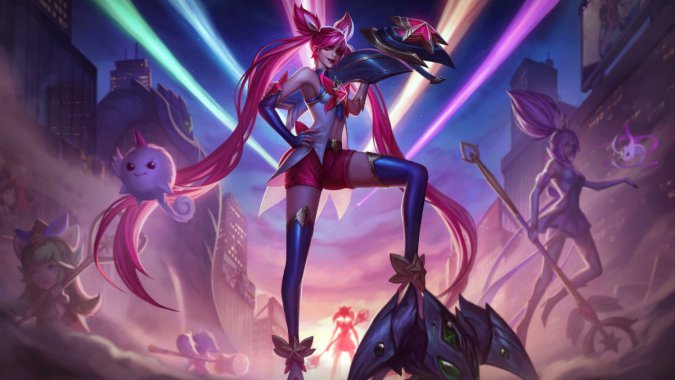 ���Ǽ��ػ��ߣ�Star Guardians����Jinx 4K������ϷͼƬ