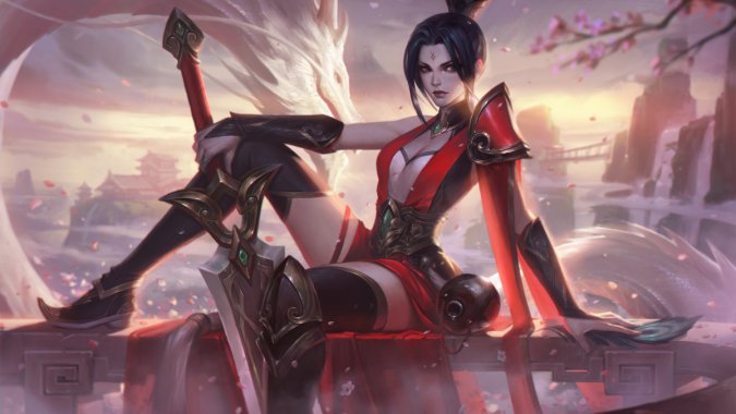 ��Ӣ�����ˣ�LOL��������֮�� �񽣴�˵ �佣�� ���� 4K��ϷͼƬ