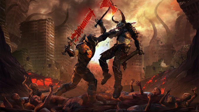 ��Doom Eternal ����սʿ���� ��2020 4Kԭ����ϷͼƬ
