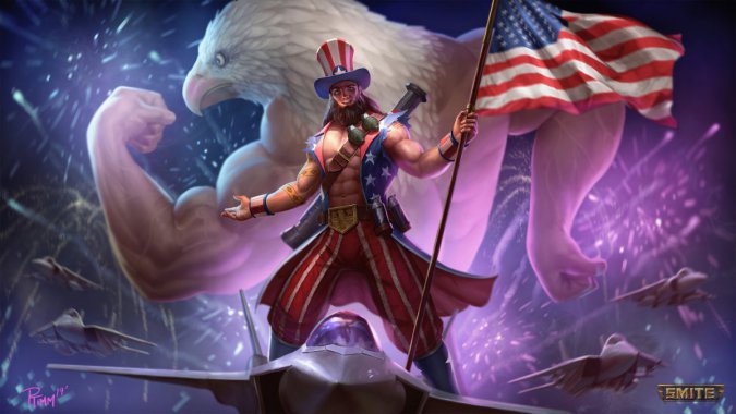 ����֮�ƽ�(Smite)��Freedom Overload 4k������ϷͼƬ