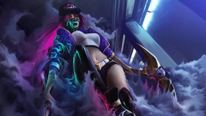 lol������kda League of LegendsӢ������4k��ϷͼƬ