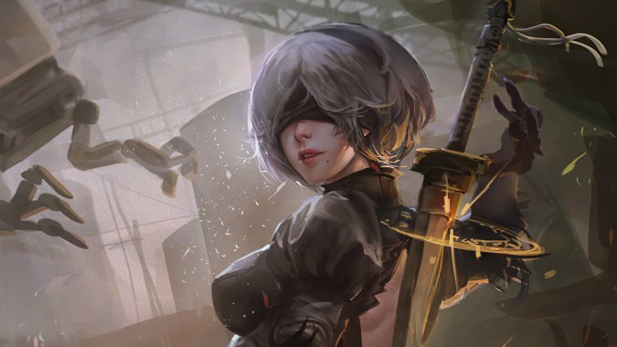 2B�������е��Ԫ(NieR��Automata)��2020 4K��ϷͼƬ
