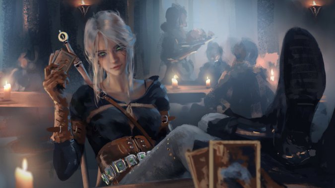 Gwent��ʦ֮��������Ů������Ϸ4kͼƬ