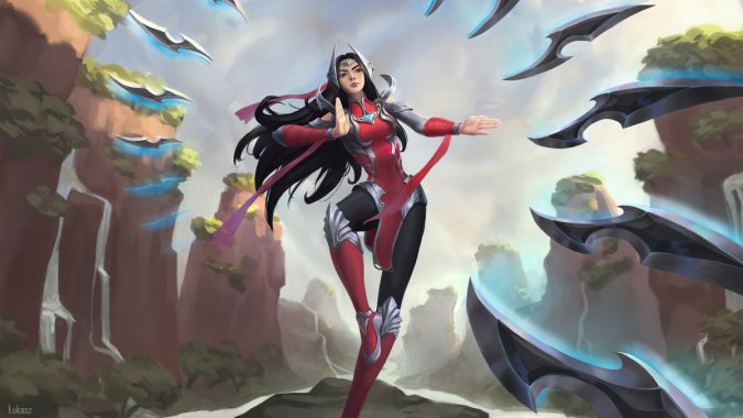 ��������Irelia��LOLӢ�����ˡ�2020 4K��ϷͼƬͼƬ