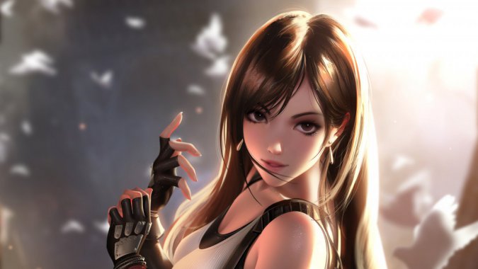 �ٷ�Tifa Lockhart �廭 �滭 4kͼƬ