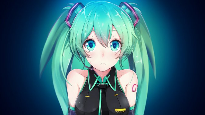 ����δ�� ���۾� Big Eye Miku 4k����ͼƬ