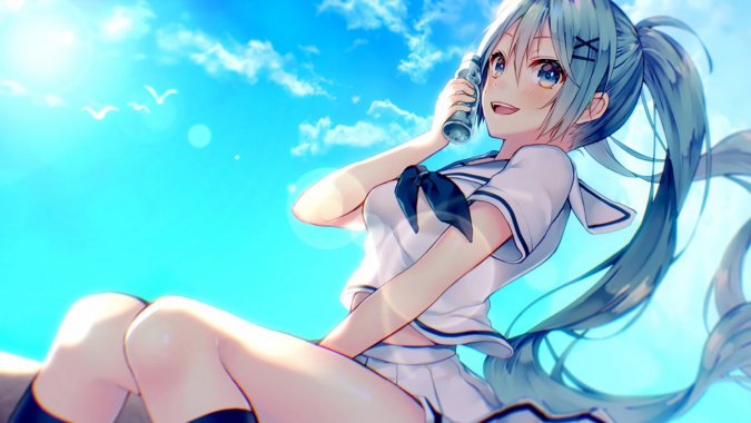 ����δ���������� miku ��ɫ��� ˮ�ַ� 8k����ͼƬ