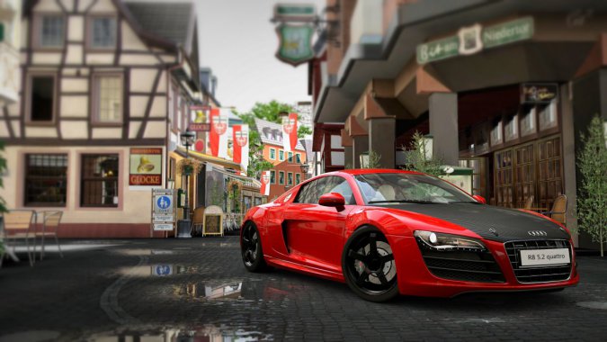 ��ɫ�µ�r8 5.2 quattro 4KͼƬ