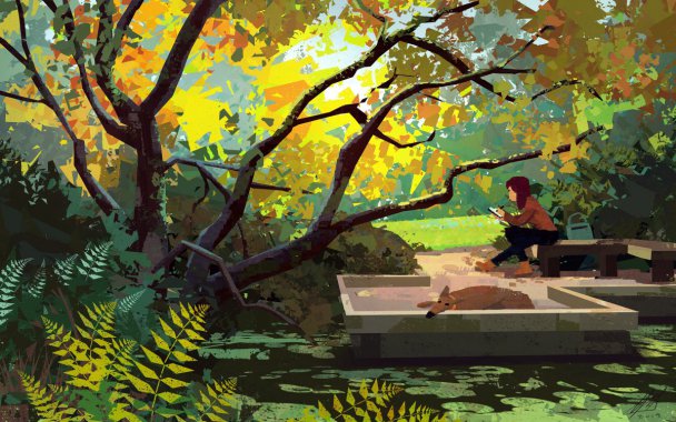 ��԰���Ķ�����Ů�����ĵĹ���ͼƬ