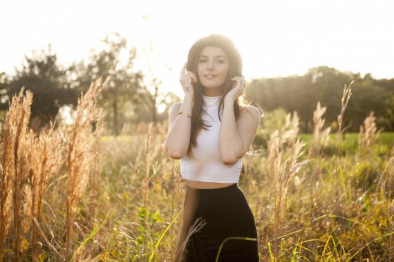 ���� Ů����ñ�� ��ɫȹ�� 5K��ŮͼƬ