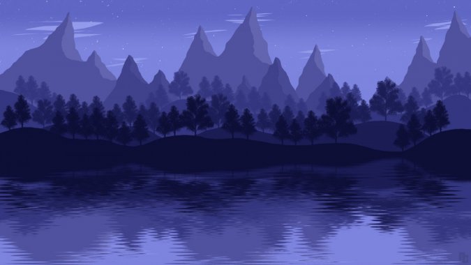 ҹ��ɽˮ���ֺ����羰��Լ4kͼƬ