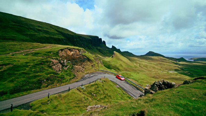 ��ɫ��ɽ��·����Ȼ������ͼƬ