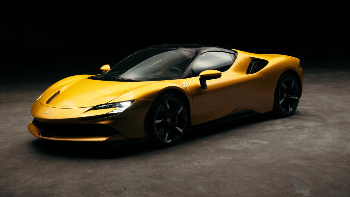 ferrari sf90 spiderɫܳ4kֽͼƬ