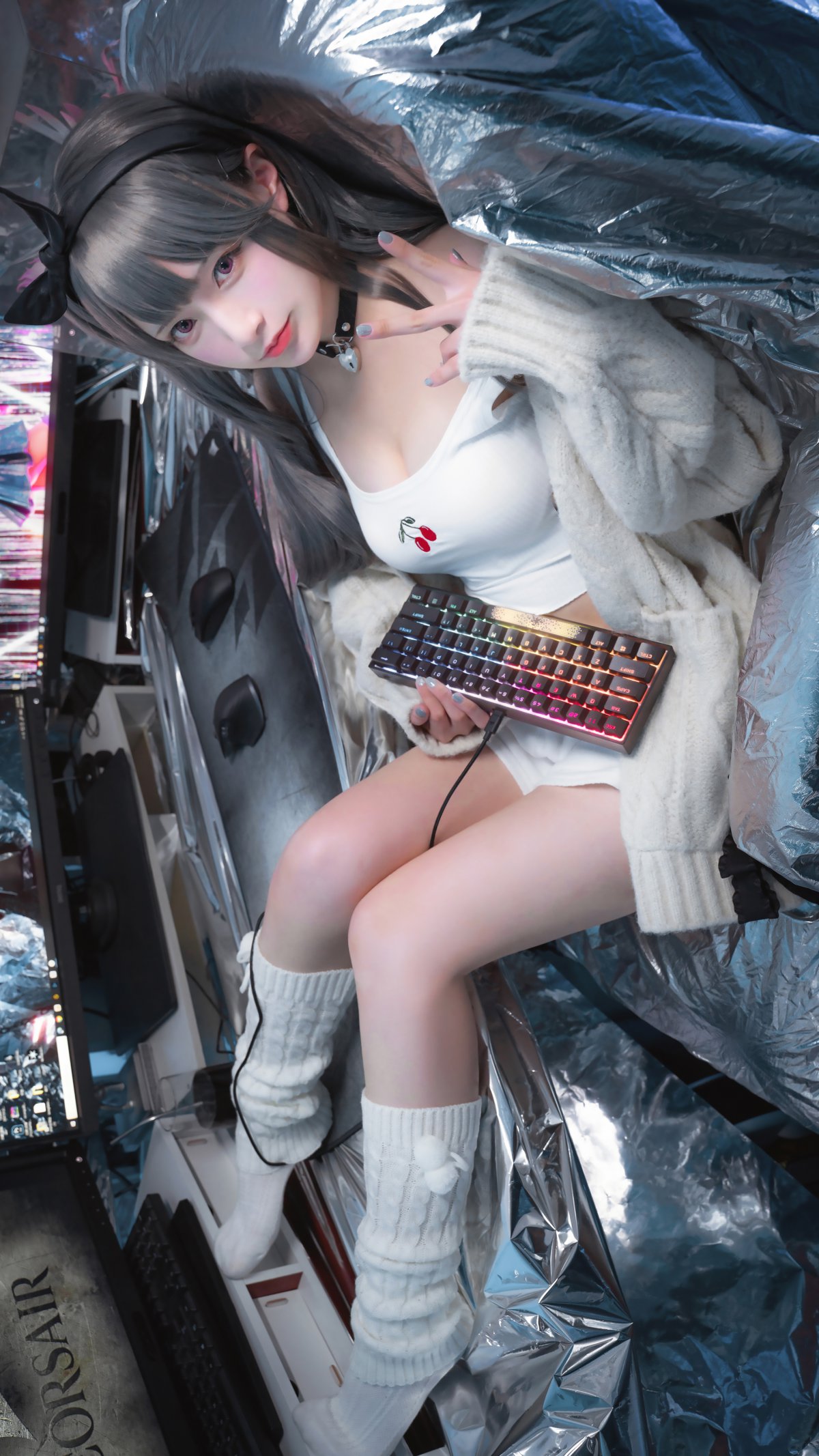 cosplayŮ ɰС   4kֻֽ2160x3840ͼƬ