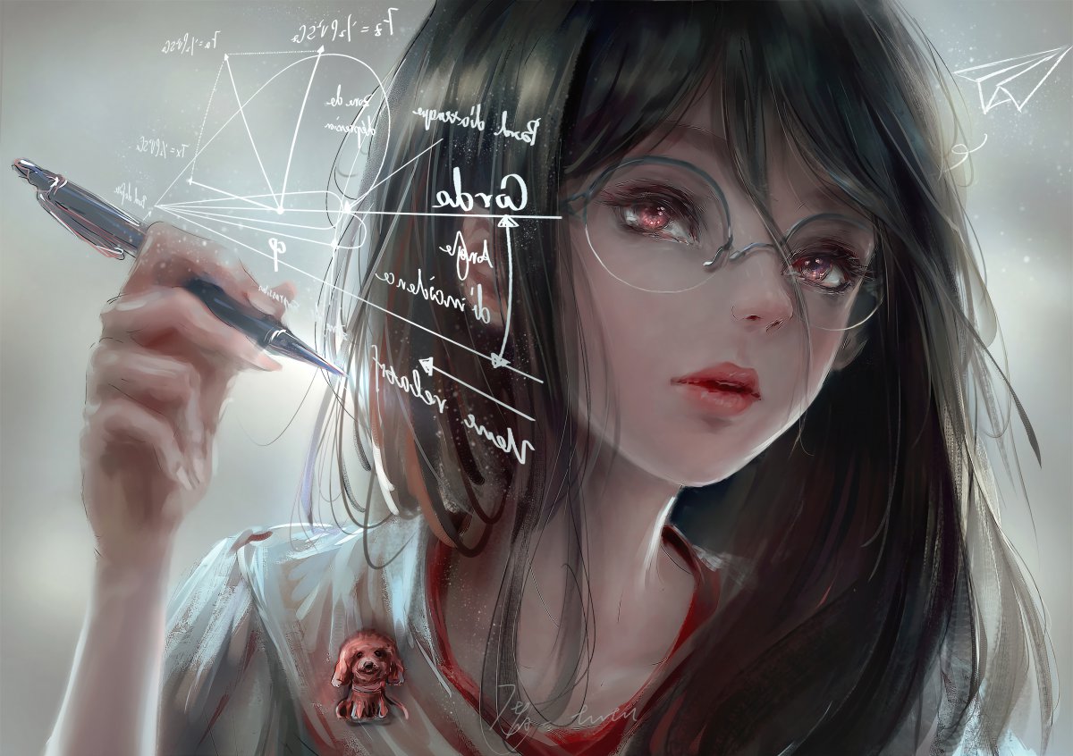 úѧϰ  Ϳ Ů۾  ʦ  4kֽͼƬ